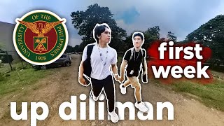 First Week of Class Campus Tour  UP Diliman College Vlog [upl. by Kone]