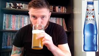 Kronenbourg 1664 Blanc Beer Review [upl. by Allenrac]