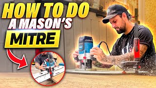 How To Join Oak Kitchen Worktops Masons Mitre  Easy Step By Step Guide [upl. by Eselrahc]