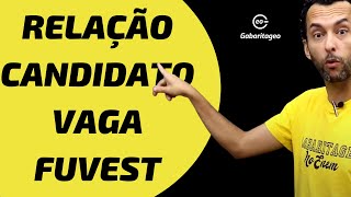 🔥😱RELAÇÃO CANDIDATO VAGA FUVEST 2021  GABARITAGEO [upl. by O'Brien]