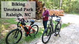 Biking at William B Umstead Park NC [upl. by Neliak]