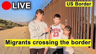 IRL Trying to Find Migrants Cross the US Border [upl. by Navetse]