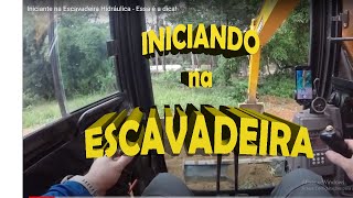 Como Operar Escavadeira Hidráulica  Macete para Iniciantes Vídeo sem enrolação [upl. by Taran]