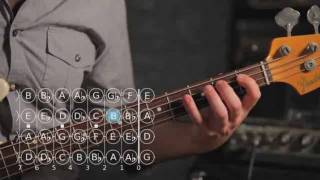 How to Play an F ♯  G Flat Major Scale  Bass Guitar [upl. by Tully]