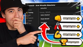 BEST Arm Wrestle Simulator Script FREE GAMEPASS 2024 Pastebin [upl. by Llenrub]