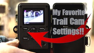 My FAVORITE Trail Camera Settings [upl. by Nytsirc21]