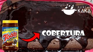 🍫 COBERTURA de CHOCOLATE TODDY para Bolos e Sobremesas Diversas [upl. by Haniraz]