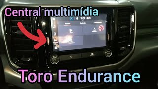 Central multimídia Fiat Toro Endurance Em DETALHES 😎 [upl. by Pappas130]