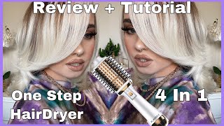 Plavogue  One Step HairDryer ReviewTutorial  The Best My Hair Has Ever Looked [upl. by Anoed497]