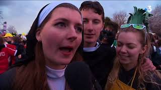 Carnaval étudiant de Caen 2018 une chaude soirée malgré la pluie [upl. by Trinetta]