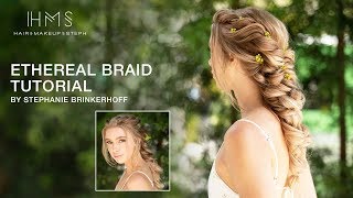 Ethereal Braid Tutorial by Stephanie Brinkerhoff  Braided Upstyle Technique  Kenra Professional [upl. by Sedinoel]