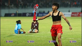 Nepal vs India Highlights ampAll DramasSAFF women’s Football 2024Nepal won the match 42 In penalty [upl. by Adnical]