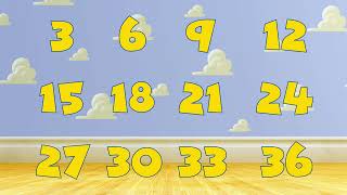 Three Times Table Song Youve Got a Friend In Me from Toy Story [upl. by Eemaj400]