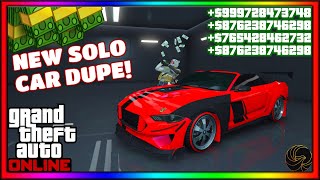 SOLO  NEW SUPER EASY GTA 5 ONLINE CAR DUPLICATION GLITCH  AFTER PATCH 168  PS5XBOXPC [upl. by Letizia]