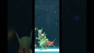 Sceptile Evolves into Mega Sceptile  Pokemon Go [upl. by Emlen976]