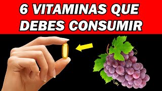 💊¡6 VITAMINAS que DEBES TOMAR para TRANSFORMAR tu SALUD por Completo [upl. by Cranford977]