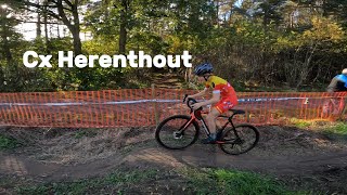 Cyclocross  Herenthout 2024 14 jarige aspiranten [upl. by Ahsinik]