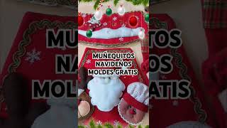 MUÑECOS NAVIDEÑOS 🏡 PASO A PASO ❤️ MOLDES GRATIS navidadmanualidades navidad naika 🏡 [upl. by Ieso]