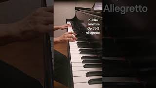 Kuhlau Op5521st mvt Allegretto Sonatine [upl. by Nilhtac]