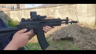 Polaris Airsoft AK12 GBB Outdoor test [upl. by Nalani]