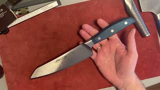 ARCOS BROOKLYN ROCKING SANTOKU KNIFE Review [upl. by Maggie]