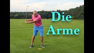 Golfschwung  die Arme und Geschwindigkeit [upl. by Remmos]