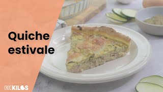 Une recette facile de quiche estivale au thon et courgette [upl. by Medlin6]