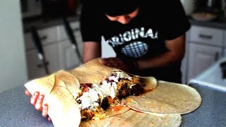 12lb Monster Burrito 9230 Calories [upl. by Nicky]