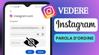 NUOVO COME VEDERE LA PASSWORD DEL TUO ACCOUNT INSTAGRAM। TROVA LA PASSWORD DI INSTAGRAM [upl. by Uliram]