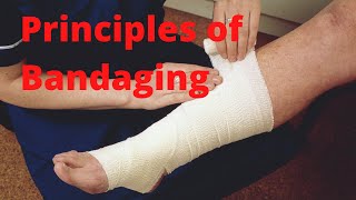 Principles of bandaging steps by steps By PC nursing procedure [upl. by Vivianne]