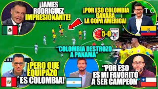 ¡IMPACTADOS PRENSA MUNDIAL SE RINDE GOLEADA DE COLOMBIA vs PANAMA ¡SERÁ EL CAMPEÓN DE AMERICA [upl. by Torre]