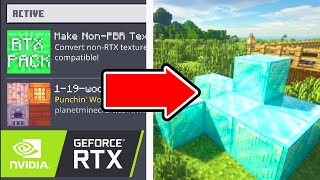 How To Make Shaders For Minecraft Bedrock 121  RTX [upl. by Pippy89]