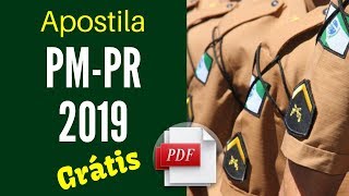 Como baixar Apostila Concurso PMPR 2020 Grátis [upl. by Marijane]