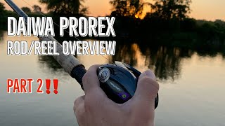 Daiwa Prorex RodReel Overview Part 2 [upl. by Aleakcim635]