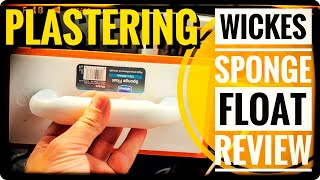 PLASTERING FOR BEGINNERS Wickes sponge float review how to plaster and don’t use cheap buckets [upl. by Mcquillin]