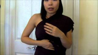 Ruched Victorias Secret VS MultiWay Dress One ShoulderHow To [upl. by Gordie860]