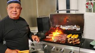 PARRILLADA CON CARNES ANGUS  CARNE ASADA TOMAHAWK STEAK  CHEF VILLAMAN [upl. by Alenson131]