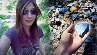 Exploring a Flint Ridge Quarry at Nethers Farm in Ohio Rockhound How to find flint Vlog [upl. by Mcafee280]