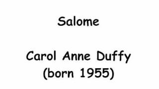 quotSalomequot by Carol Anne Duffy read by Tom OBedlam [upl. by Dagnah772]