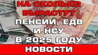 На сколько вырастут Пенсии ЕДВ и НСУ в 2025 году Новости [upl. by Atoiganap]