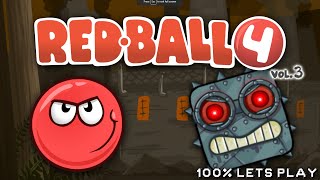 Red Ball 4 vol 3  100 Lets Play [upl. by Aeynod]