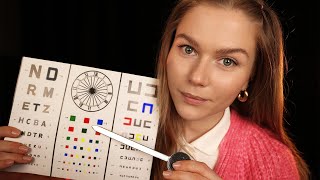 ASMR Colour Blind Test amp Eye Exam RP Soft Spoken Personal Attention [upl. by Adabel]