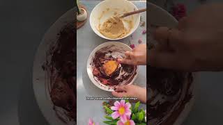 bikin cookies tanpa mixer cookies shorts shortvideo youtubeshorts subscribe fyp short [upl. by Emyam]