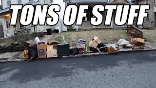 GARBAGE PICKING DAY  Throwing Away The Whole House  Ep 860 [upl. by Eltotsira]