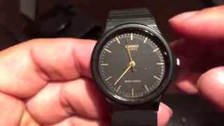 Casio MQ241E Black Resin Watch [upl. by Nylia666]