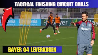 🎯 quotExcellentquot Tactical Finishing Circuit Drills  Bayer 04 Leverkusen [upl. by Neivad539]