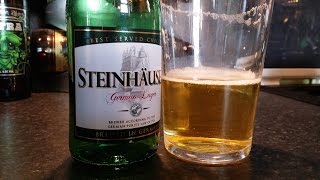 4K Steinhäuser German Lager By Dortmunder Actien Brauerei  German Beer Review [upl. by Kahler]