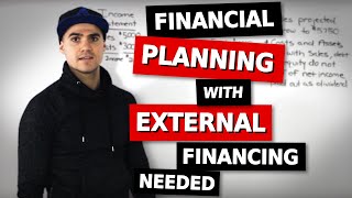 FIN 300  Financial Planning Example 2 with External Financing EFN  Ryerson University [upl. by Eibmab]