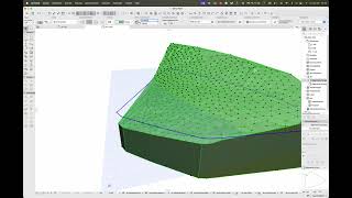 Archicad28 Gelände Modell Höhenlinien geschichtet [upl. by Aicram]