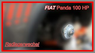 Fiat Panda 100 HP Tausch der Hinteren Radlager [upl. by Notsob]